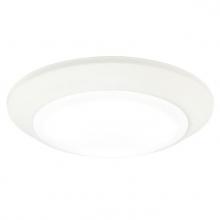 6364500 - 7 in. 15W LED Surface Mount White Finish Frosted Lens, 5000K