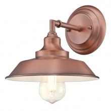  6370400 - 1 Light Wall Fixture Washed Copper Finish