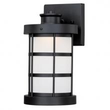  6579100 - Dimmable LED Wall Fixture Matte Black Finish Frosted Glass