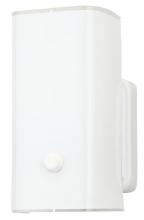  6640100 - 1 Light Wall Fixture White Finish Base White Ceramic Glass