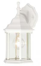  6783400 - Wall Fixture Textured White Finish Clear Beveled Glass