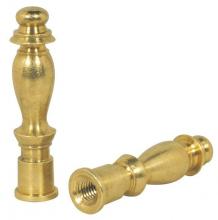  7013000 - 2 Lamp Finials Solid Brass