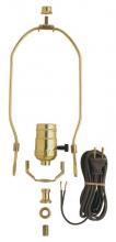  7026800 - Make-A-Lamp 3-Way Socket Kit Polished Brass Finish