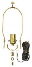  7026900 - Make-A-Lamp Push-Through Socket Kit Polished Brass Finish