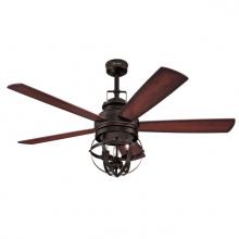  7217100 - 52 in. Oil Rubbed Bronze Finish with Highlights Reversible Blades (Applewood with Shaded
