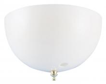  8151400 - Acrylic White Dome Clip-On Shade with Pull-Chain Opening