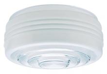  8560600 - White and Clear Drum Shade, 6-Pack