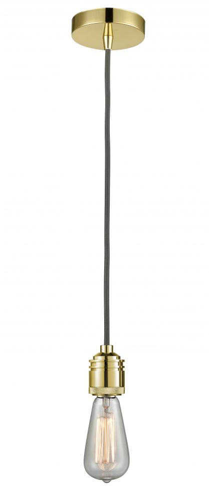 Winchester - 1 Light - 2 inch - Gold - Cord hung - Mini Pendant