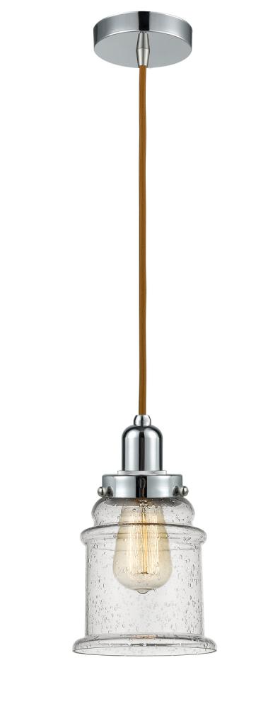 Whitney - 1 Light - 8 inch - Polished Chrome - Cord hung - Mini Pendant