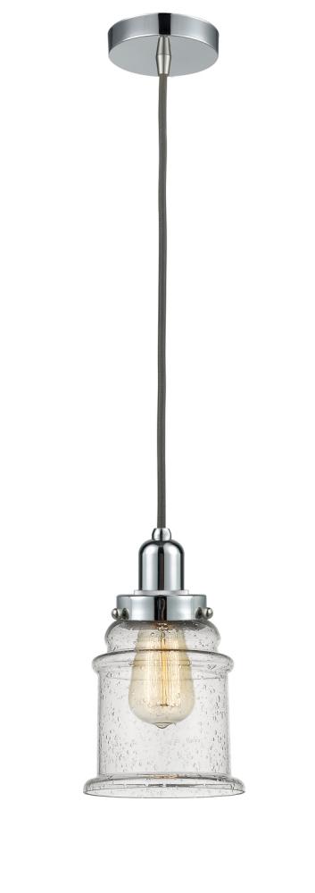 Whitney - 1 Light - 8 inch - Polished Chrome - Cord hung - Mini Pendant