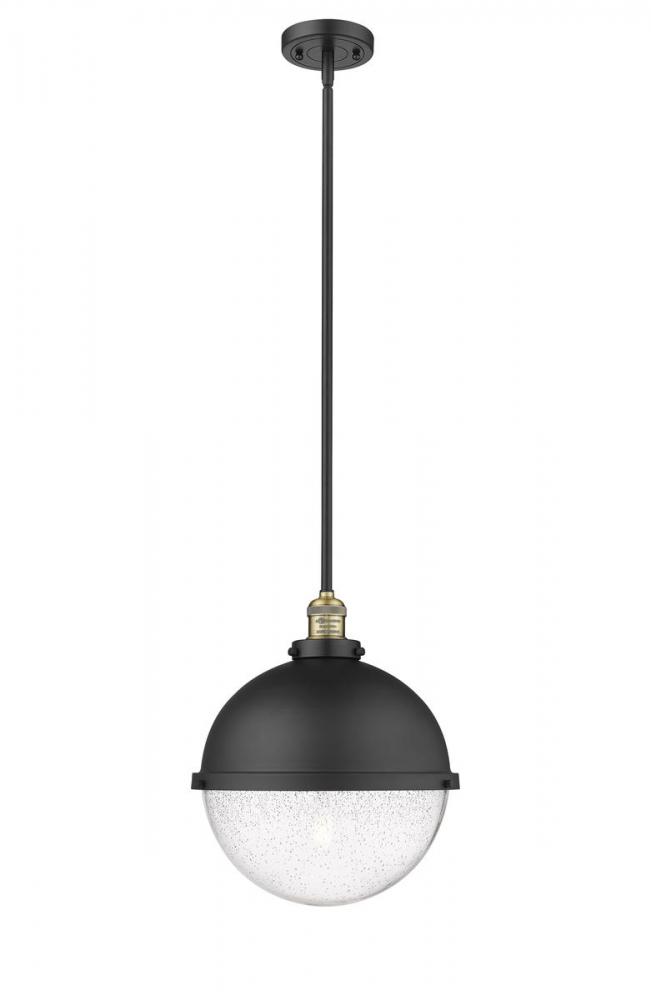 Hampden - 1 Light - 13 inch - Black Antique Brass - Stem Hung - Pendant