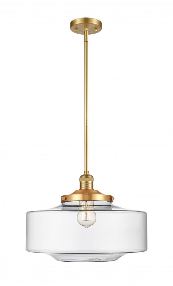 Bridgeton - 1 Light - 16 inch - Satin Gold - Stem Hung - Mini Pendant