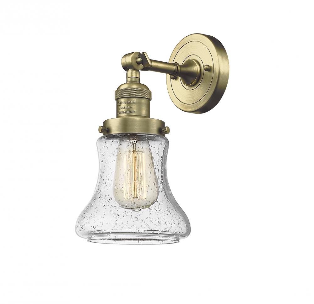 Bellmont - 1 Light - 7 inch - Antique Brass - Sconce