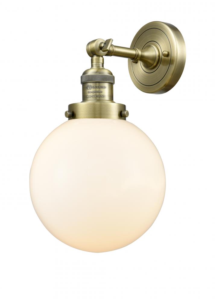 Beacon - 1 Light - 8 inch - Antique Brass - Sconce