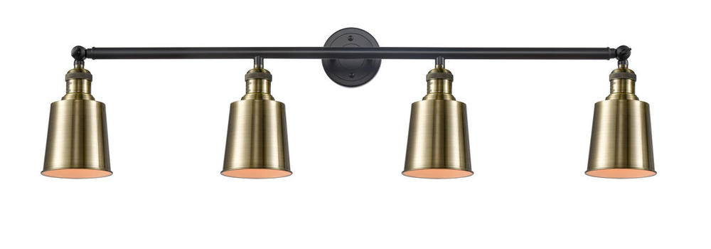 Addison - 4 Light - 42 inch - Black Antique Brass - Bath Vanity Light