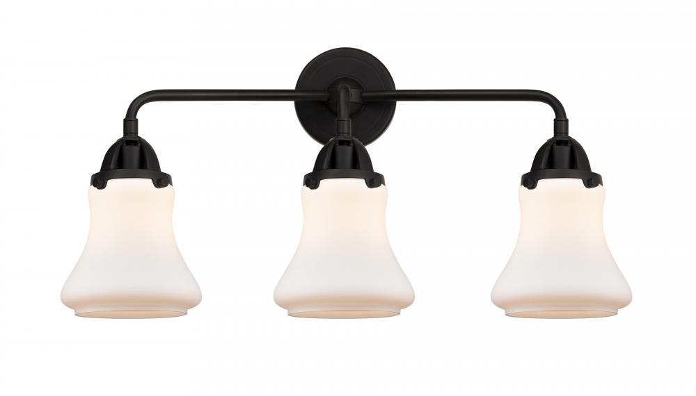 Bellmont - 3 Light - 24 inch - Matte Black - Bath Vanity Light