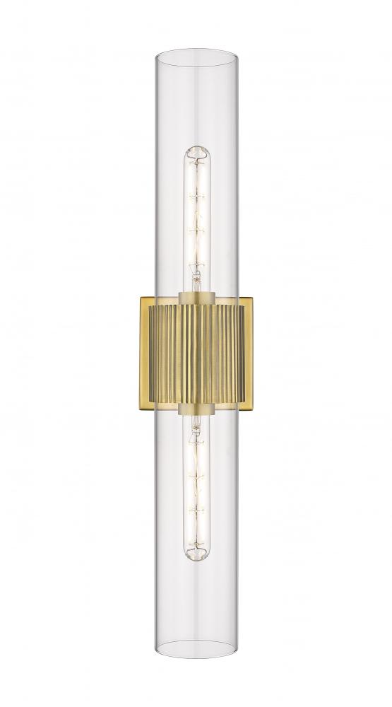 Bolivar - 2 Light - 5 inch - Brushed Brass - Bath Vanity Light
