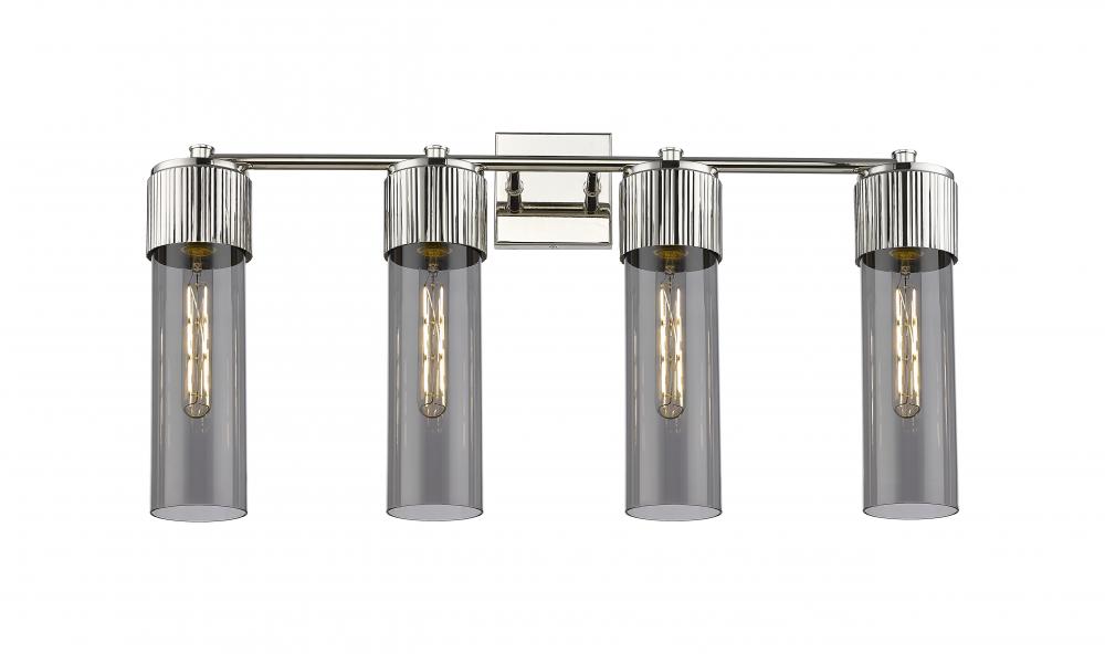 Bolivar - 4 Light - 31 inch - Polished Nickel - Bath Vanity Light