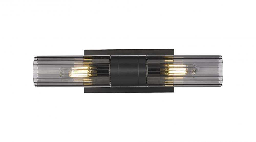 Empire - 2 Light - 5 inch - Matte Black - Bath Vanity Light