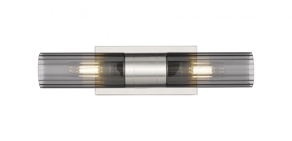 Empire - 2 Light - 5 inch - Satin Nickel - Bath Vanity Light