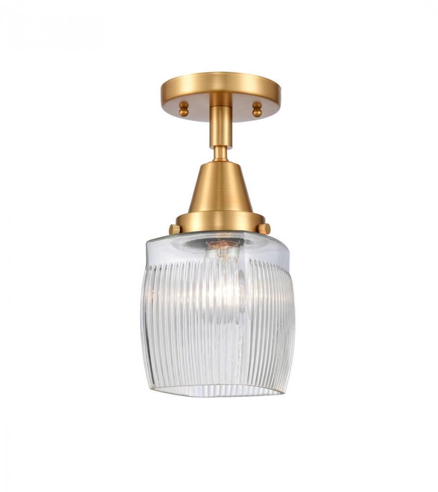 Colton - 1 Light - 6 inch - Satin Gold - Flush Mount