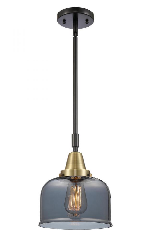 Bell - 1 Light - 8 inch - Black Antique Brass - Mini Pendant