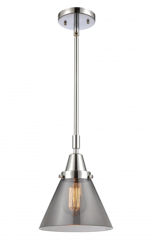 Cone - 1 Light - 8 inch - Polished Chrome - Mini Pendant