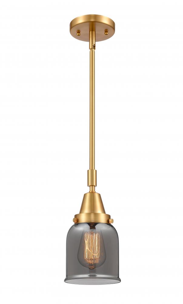 Bell - 1 Light - 5 inch - Satin Gold - Mini Pendant