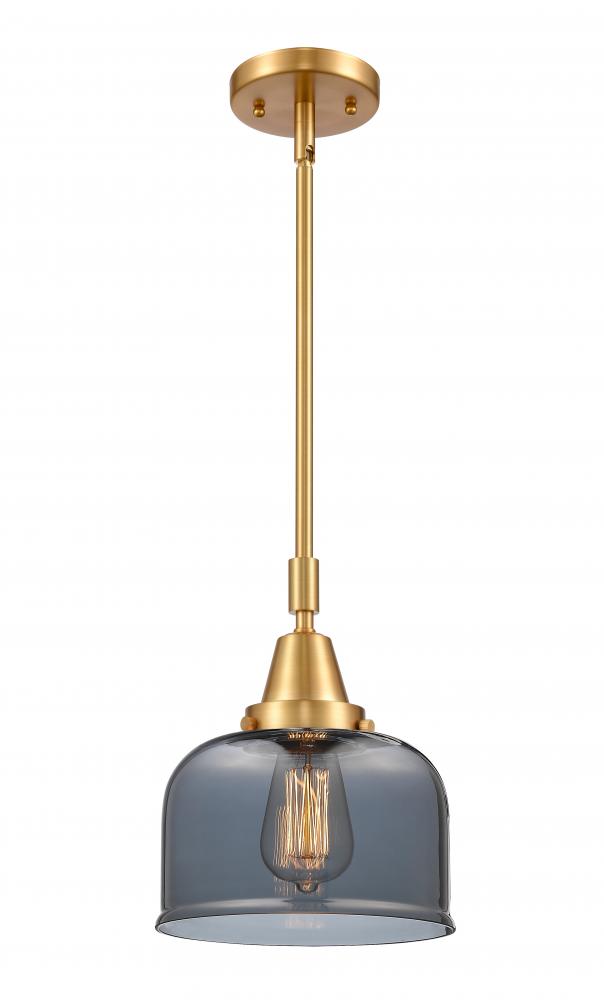 Bell - 1 Light - 8 inch - Satin Gold - Mini Pendant