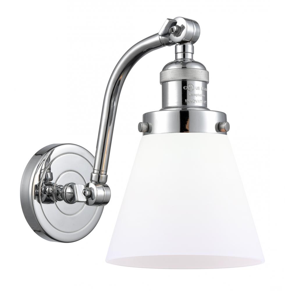 Cone - 1 Light - 7 inch - Polished Chrome - Sconce
