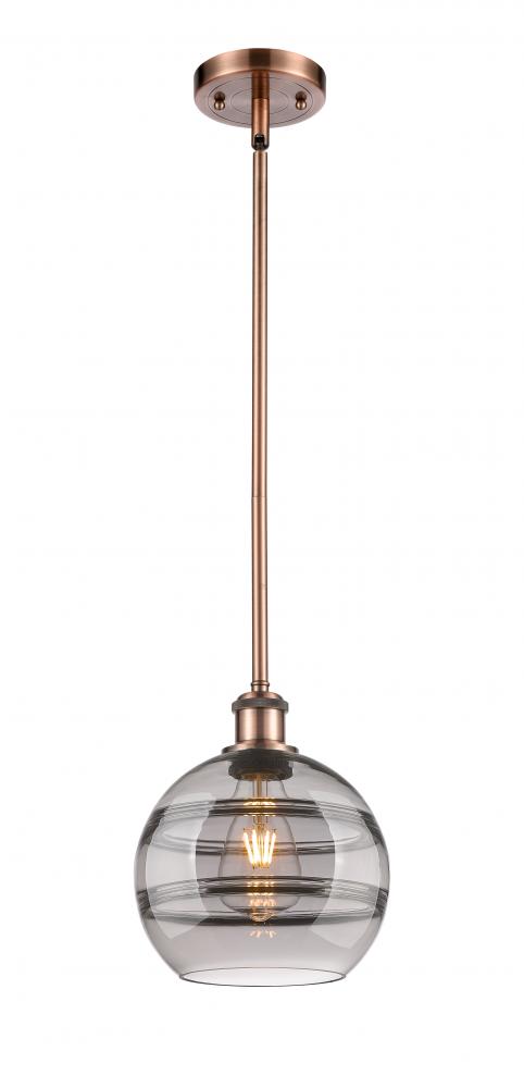 Rochester - 1 Light - 8 inch - Antique Copper - Mini Pendant