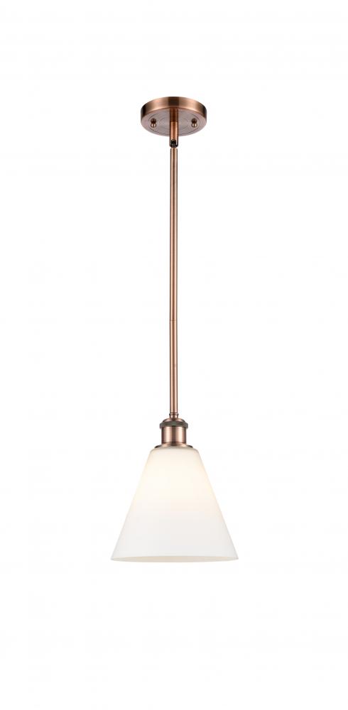 Berkshire - 1 Light - 8 inch - Antique Copper - Mini Pendant