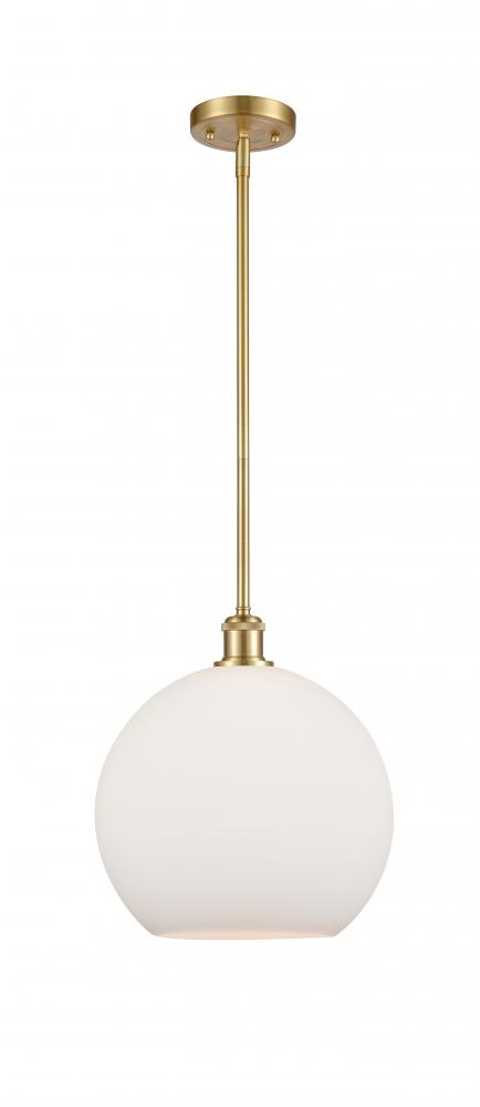 Athens - 1 Light - 12 inch - Satin Gold - Mini Pendant