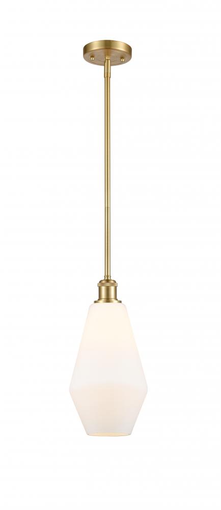 Cindyrella - 1 Light - 7 inch - Satin Gold - Mini Pendant