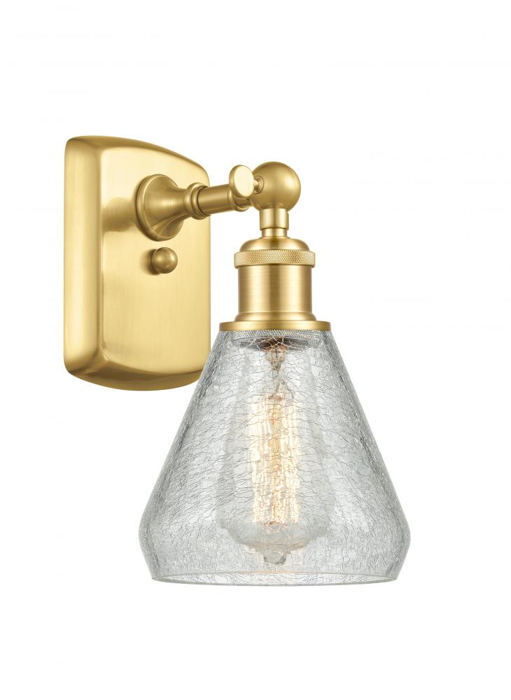 Conesus - 1 Light - 6 inch - Satin Gold - Sconce