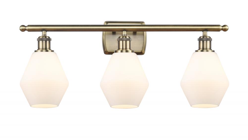 Cindyrella - 3 Light - 26 inch - Antique Brass - Bath Vanity Light