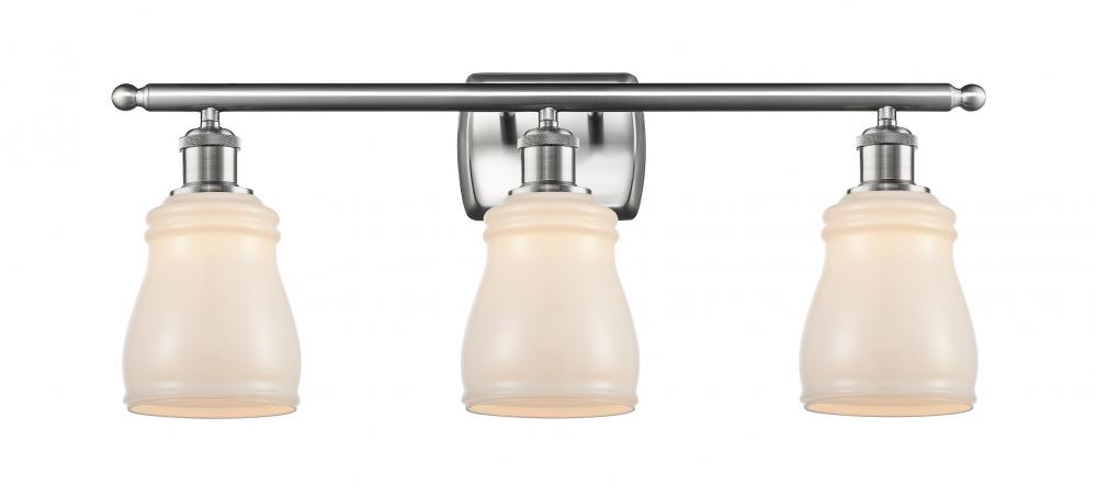 Ellery - 3 Light - 25 inch - Brushed Satin Nickel - Bath Vanity Light