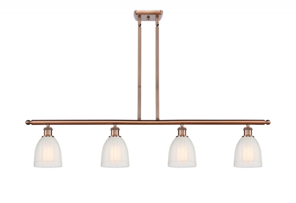 Brookfield - 4 Light - 48 inch - Antique Copper - Cord hung - Island Light