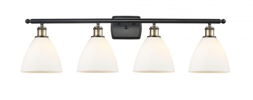 Bristol - 4 Light - 38 inch - Black Antique Brass - Bath Vanity Light