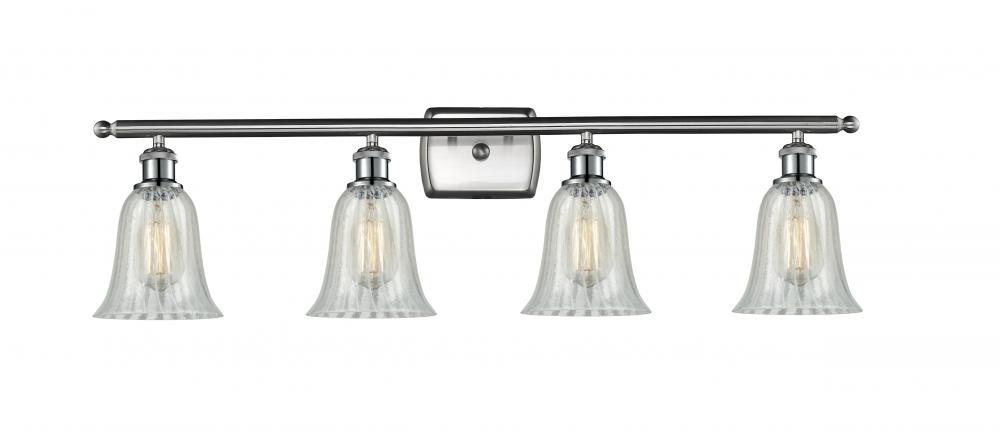 Hanover - 4 Light - 36 inch - Brushed Satin Nickel - Bath Vanity Light