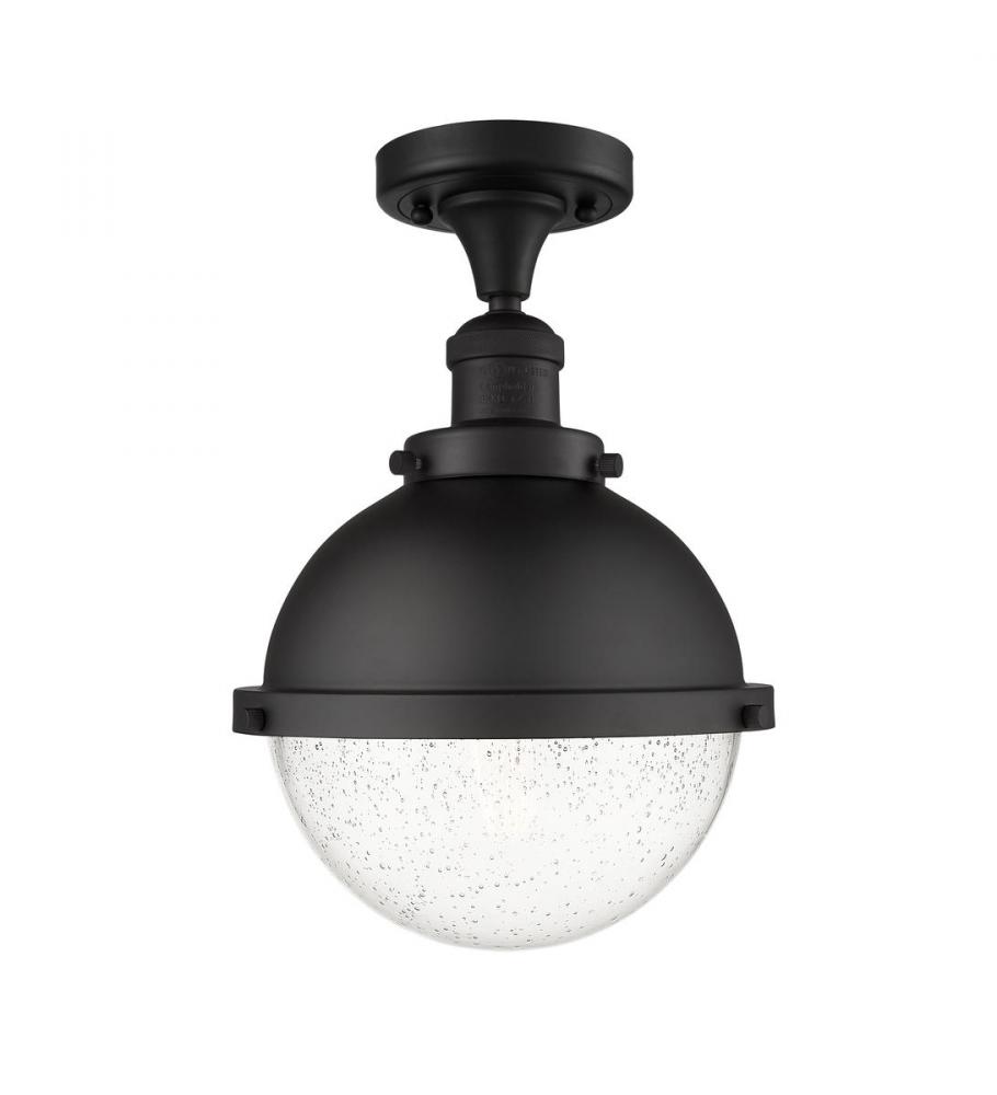 Hampden - 1 Light - 9 inch - Matte Black - Semi-Flush Mount