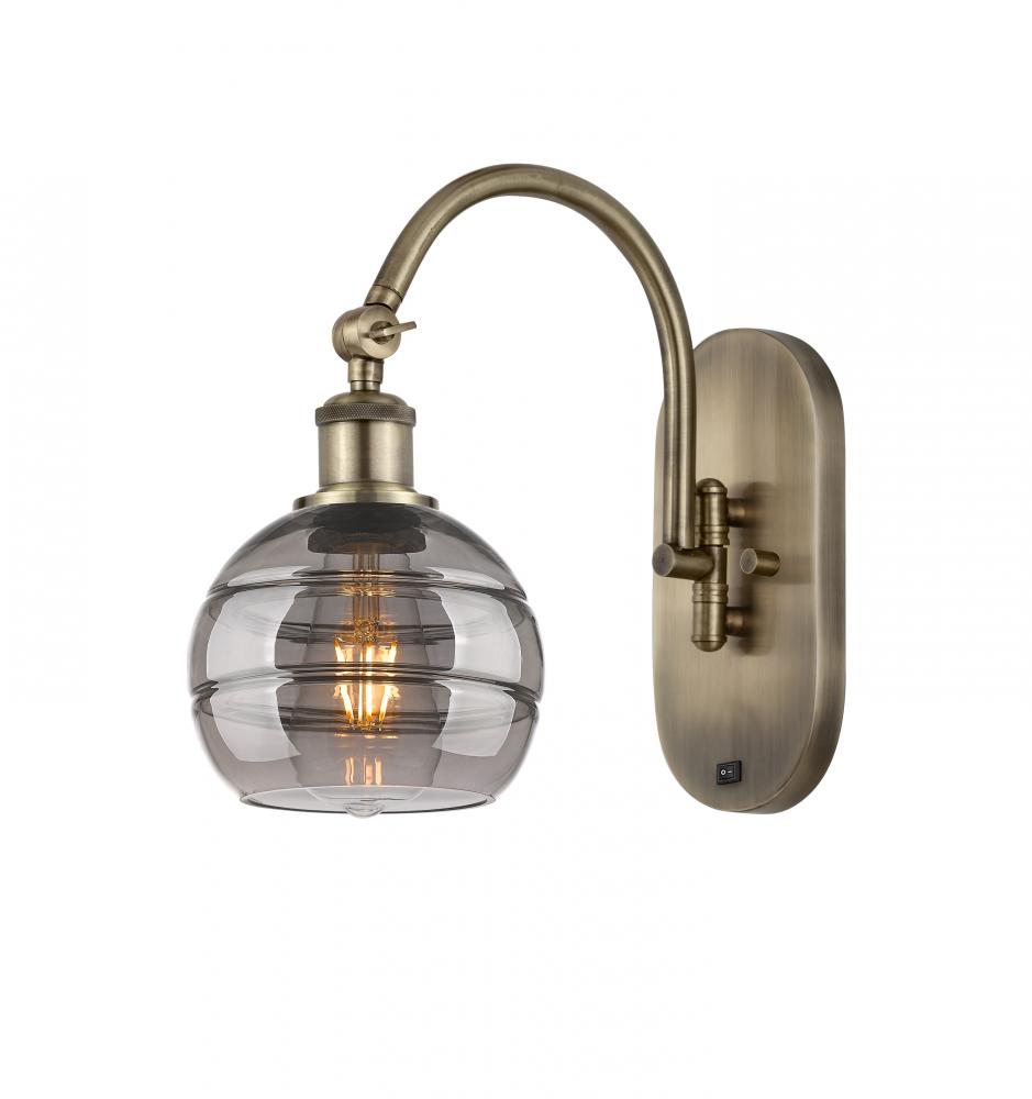 Rochester - 1 Light - 6 inch - Antique Brass - Sconce