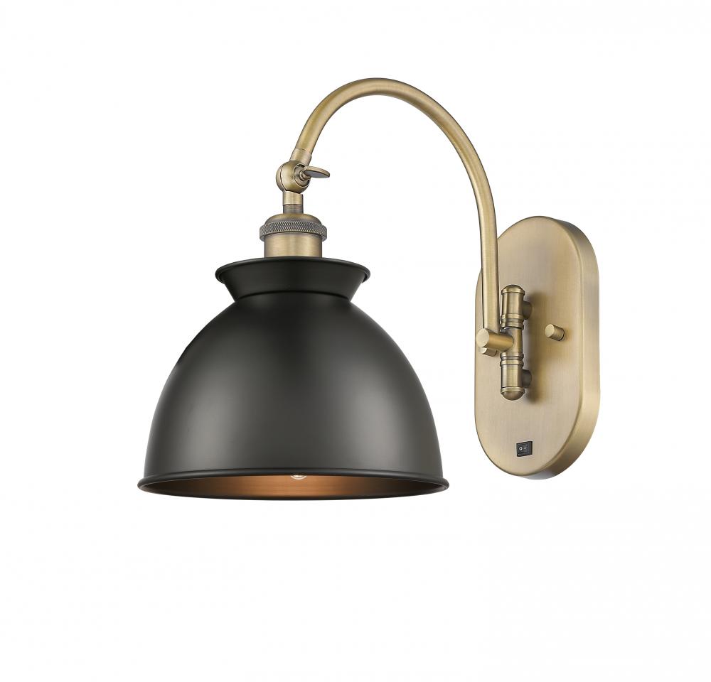 Adirondack - 1 Light - 8 inch - Brushed Brass - Sconce