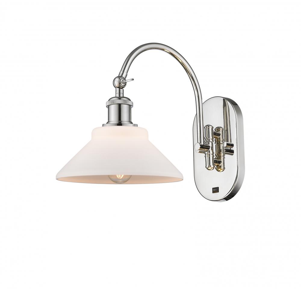 Orwell - 1 Light - 8 inch - Polished Nickel - Sconce
