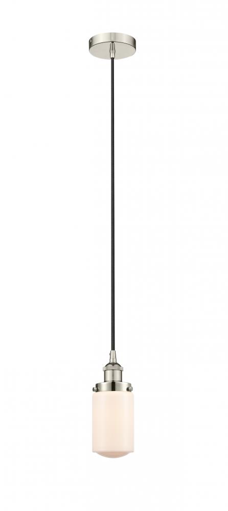 Dover - 1 Light - 5 inch - Polished Nickel - Cord hung - Mini Pendant