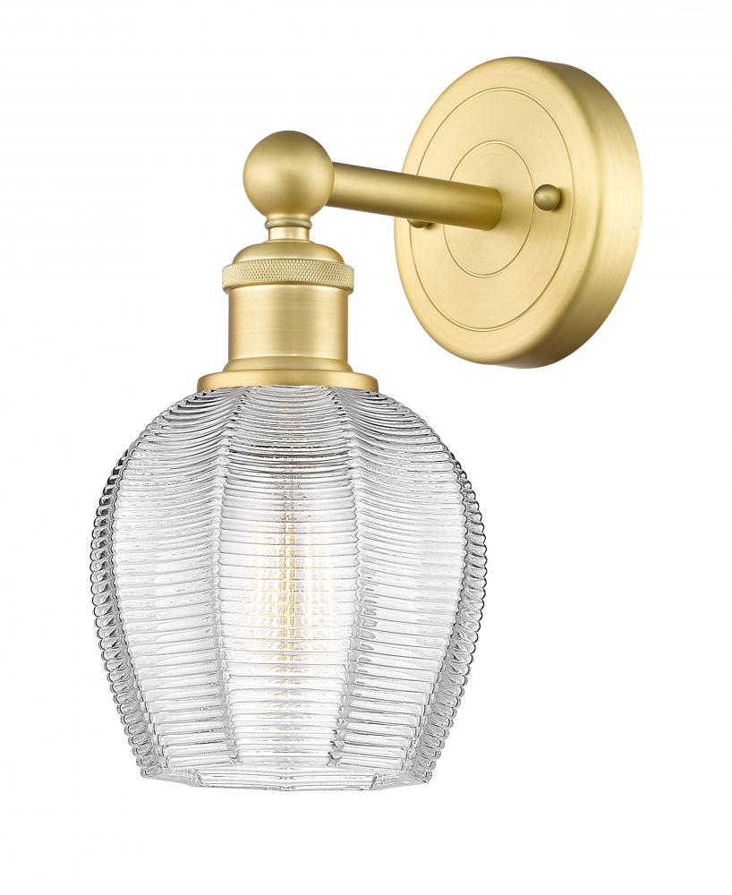 Norfolk - 1 Light - 6 inch - Satin Gold - Sconce