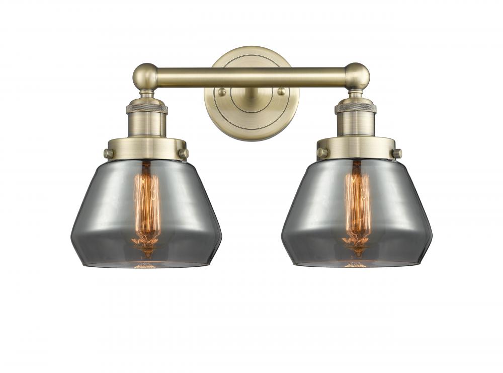 Fulton - 2 Light - 16 inch - Antique Brass - Bath Vanity Light