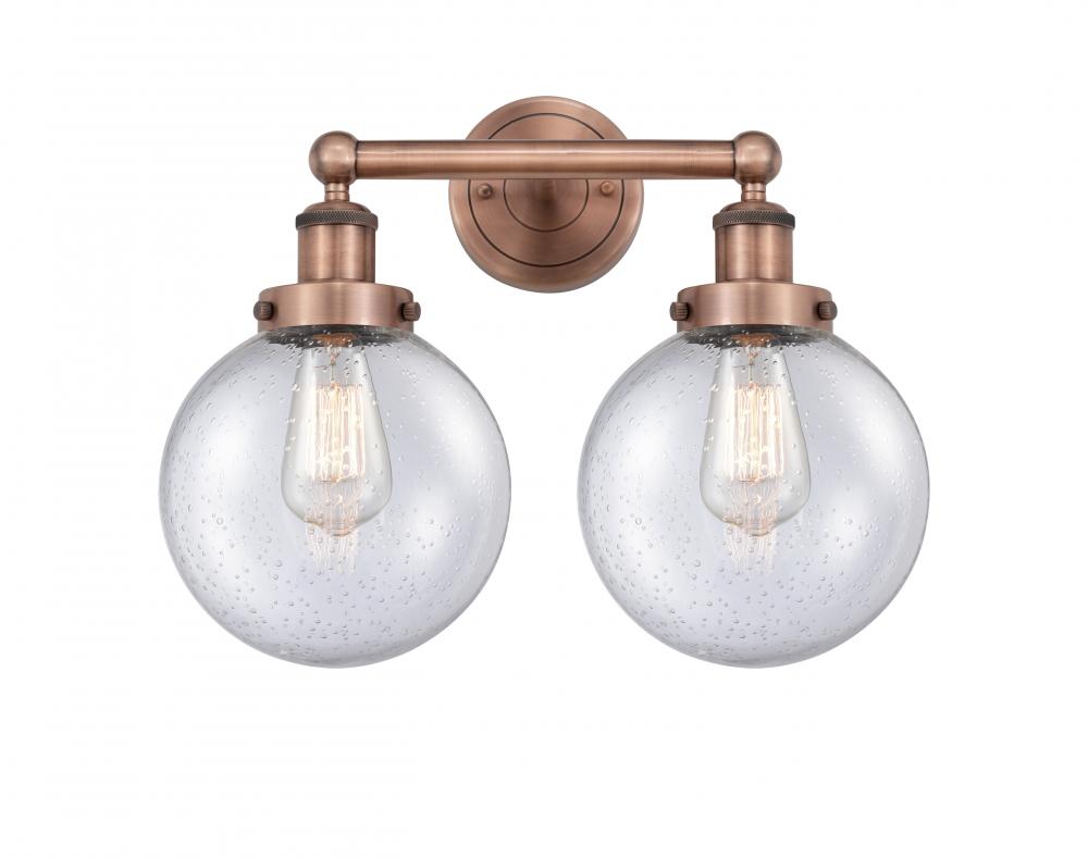 Beacon - 2 Light - 17 inch - Antique Copper - Bath Vanity Light