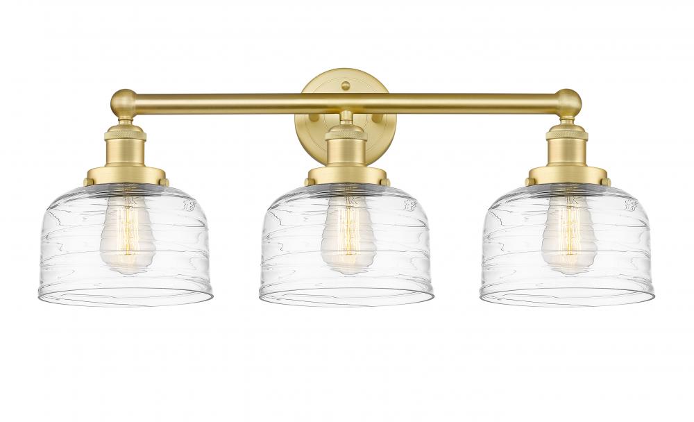 Bell - 3 Light - 26 inch - Satin Gold - Bath Vanity Light