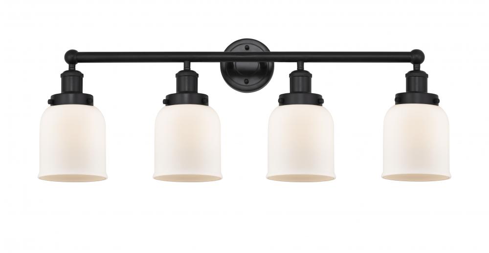 Bell - 4 Light - 32 inch - Matte Black - Bath Vanity Light